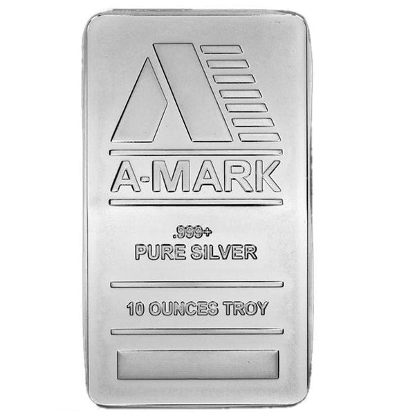 10 Troy Ounce oz .999 Silver Bar - Dealer's Choice