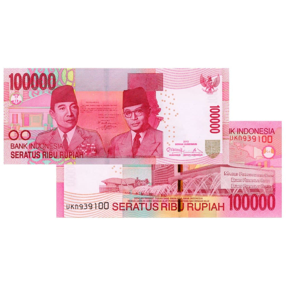 100,000 Indonesian Rupiah Banknote IDR (100K)