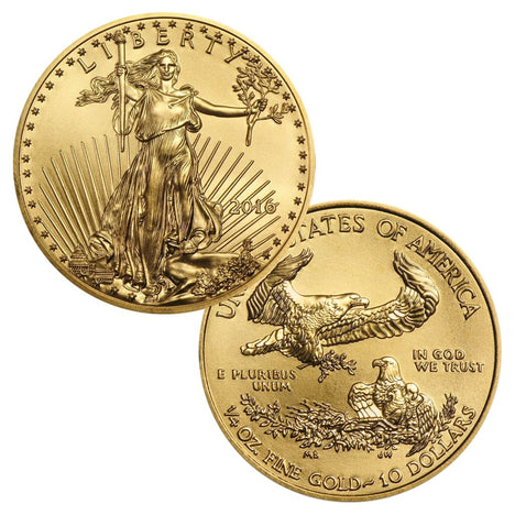 1/4 Ounce Gold American Eagle $10 BU - Random Date