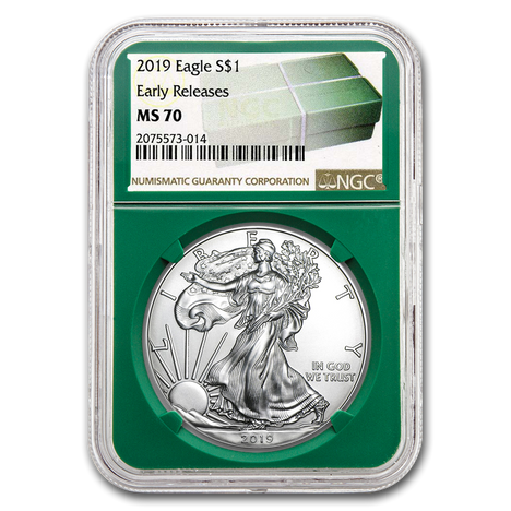 2019 ASE NGC MS70 Early Releases slab