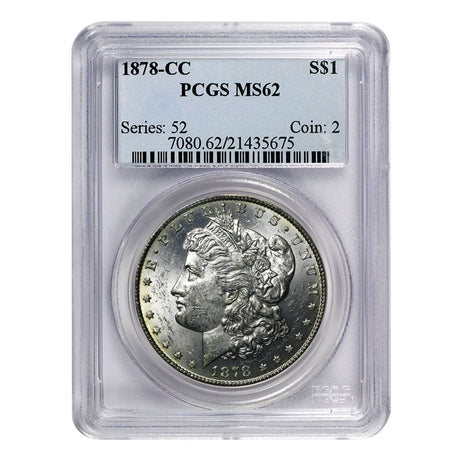1878-CC Morgan Dollar MS62 PCGS