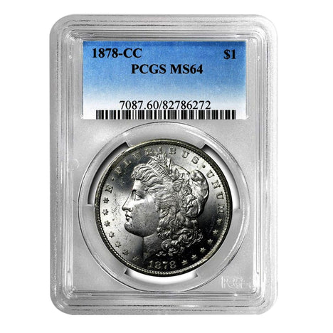 1878-CC Morgan Dollar MS64 PCGS