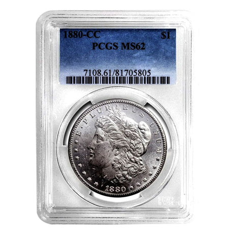 1880-CC Morgan Dollar MS62 PCGS