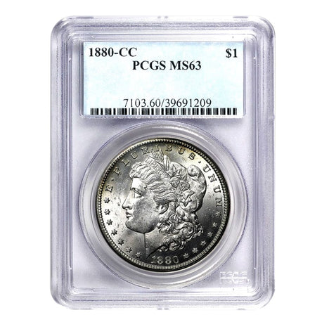 1880-CC Morgan Dollar MS63 PCGS