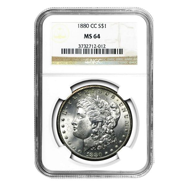 1880 CC Morgan Dollar MS64 NGC Carson City