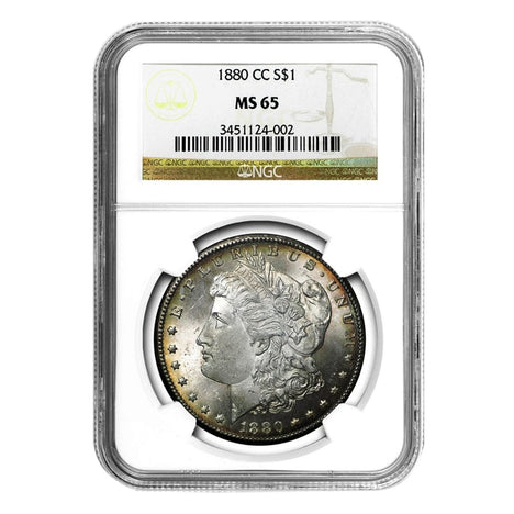 1880-CC Morgan Dollar MS65 NGC