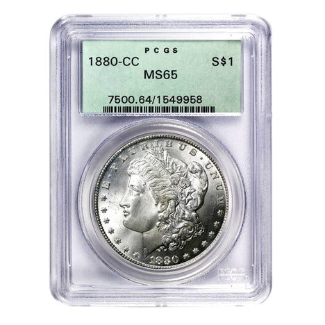 1880-CC Morgan Dollar MS65 PCGS