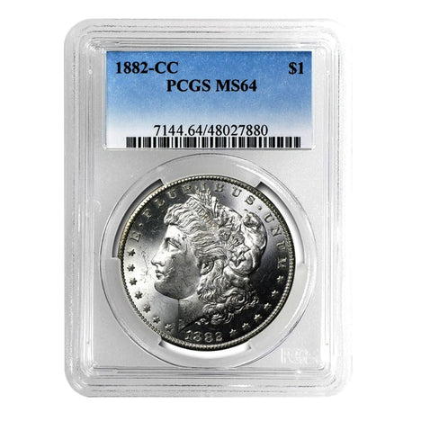 1882-CC Morgan Dollar MS64 PCGS