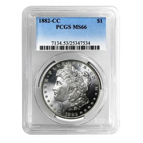 1882-CC Morgan Dollar MS66 PCGS