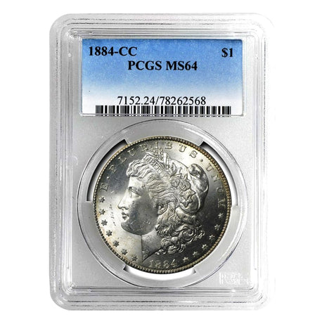 1884-CC Morgan Dollar MS64 PCGS