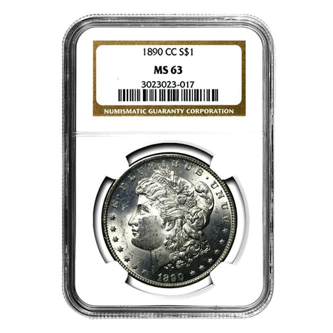 1890-CC Morgan Dollar MS63 NGC