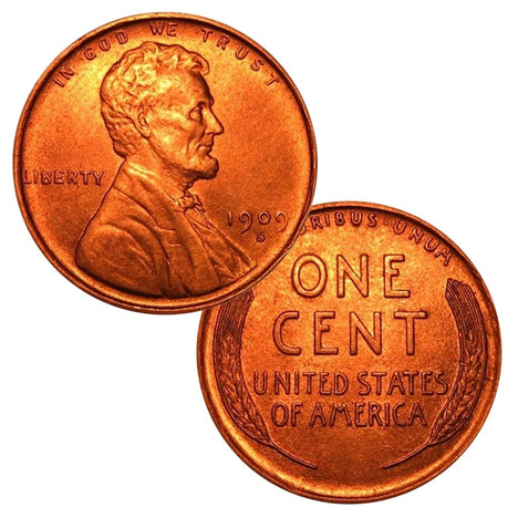 1909 P Lincoln Cent - Circulated Condition