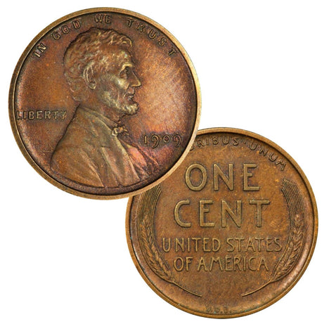 1909 VDB Lincoln Cent - Circulated Condition