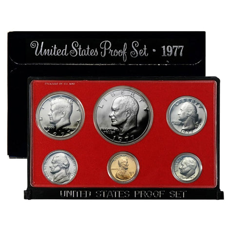 1977 Proof Set - 6 Coin Set