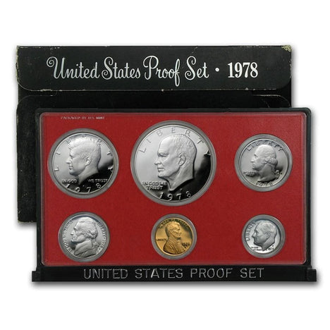 1978 Proof Set - 6 Coin Set