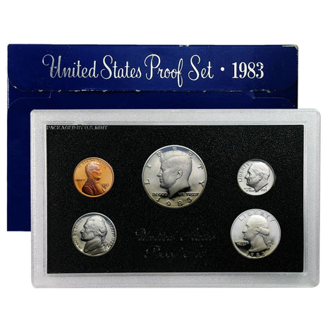 1983 Proof Set - 5 Coin Set