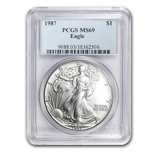 1988 $1 American Silver Eagle MS69 PCGS
