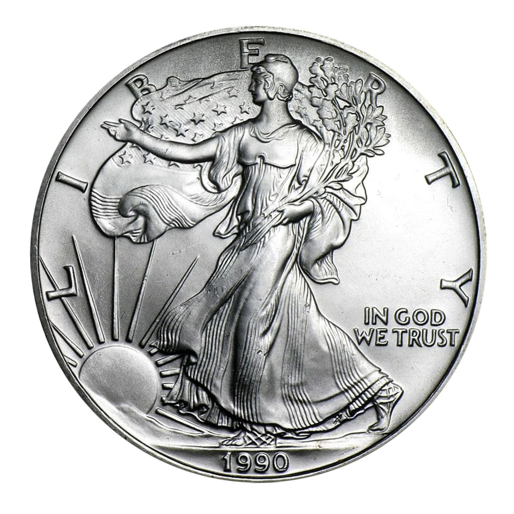 1990 $1 American Silver Eagle MS69 NGC