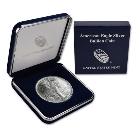 1994 $1 American Silver Eagle BU In US Mint Gift Box