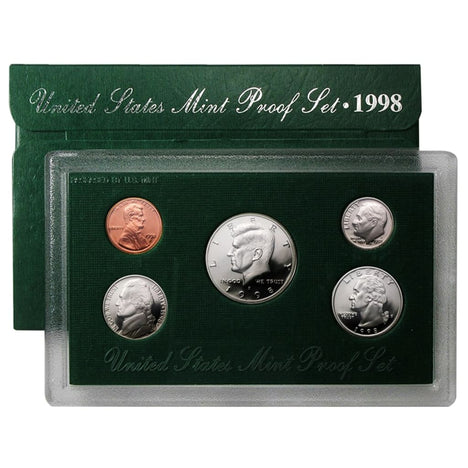 1998 Proof Set - 5 Coin Set