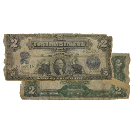 $2 - 1899 Large Size Silver Certificate - Cull