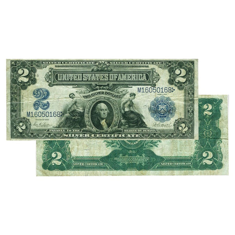 $2 - 1899 Large Size Silver Certificate - Extra Fine