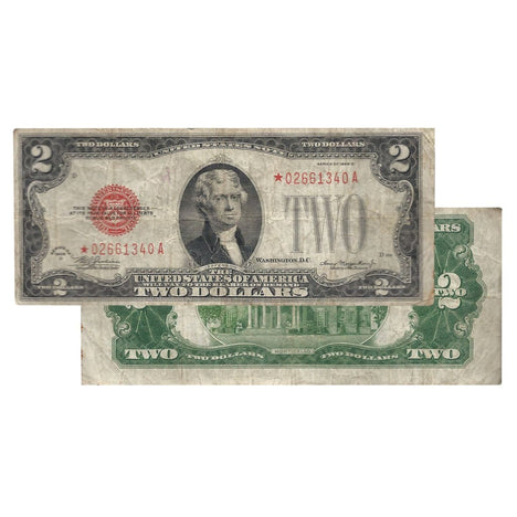 $2 - 1928 Red Seal FRN Star Note - Fine