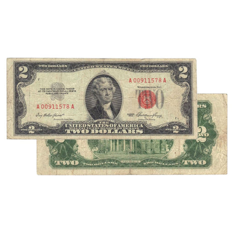 $2 - 1953 Red Seal FRN - Fine