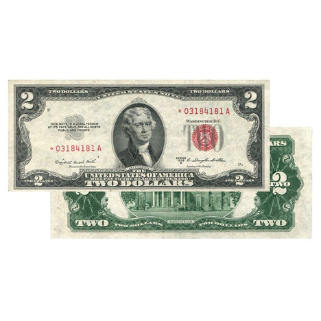 $2 - 1953 Red Seal FRN Star Note - About Uncirculated