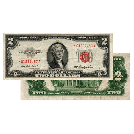 $2 - 1953 Red Seal FRN Star Note - Extra Fine