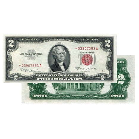 $2 - 1953 Red Seal FRN Star Note - Uncirculated