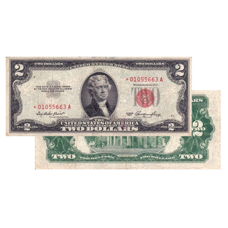 $2 - 1953 Red Seal FRN Star Note - Very Fine