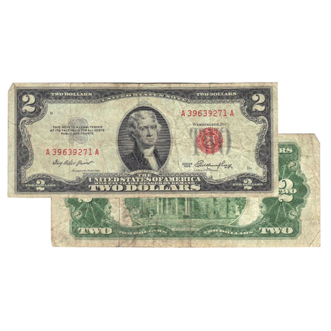 $2 - 1953 Red Seal FRN - Very Good