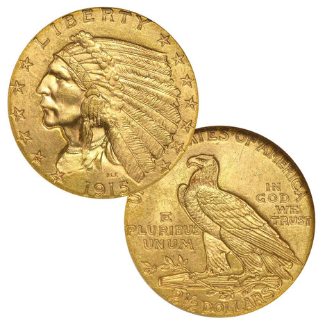 $2.50 Indian Head Quarter Eagle (1908-1929)