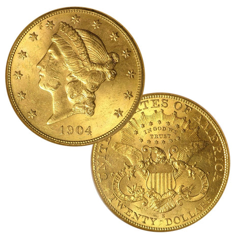 $20 Liberty Head Double Eagle (1850-1907)