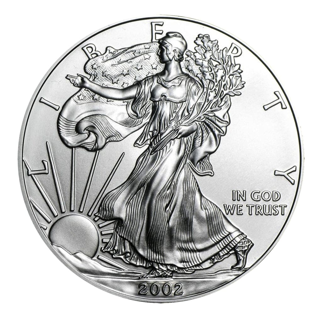 2002 $1 American Silver Eagle - Brilliant Uncirculated