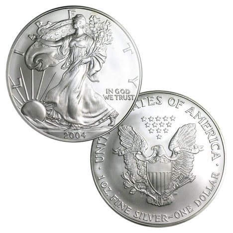 2004 $1 American Silver Eagle Brilliant Uncirculated