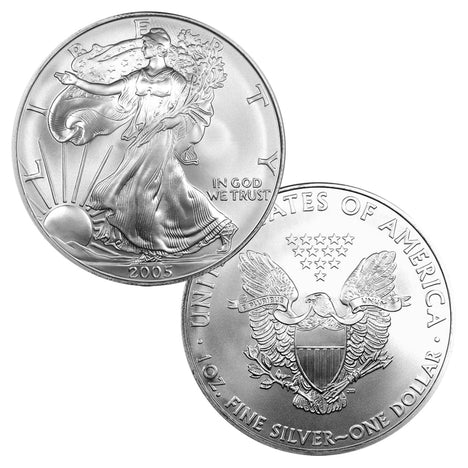 2005 $1 American Silver Eagle Brilliant Uncirculated