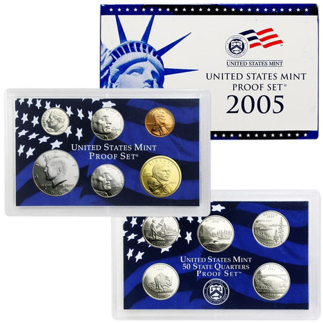 2005 Proof Set - 11 Coin Set