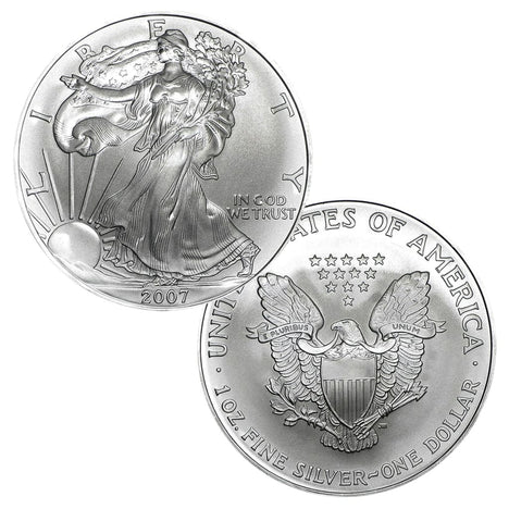 2007 $1 American Silver Eagle Brilliant Uncirculated
