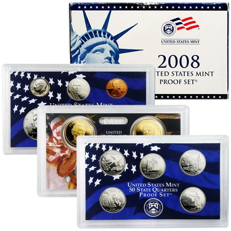 2008 Proof Set - 14 Coin Set