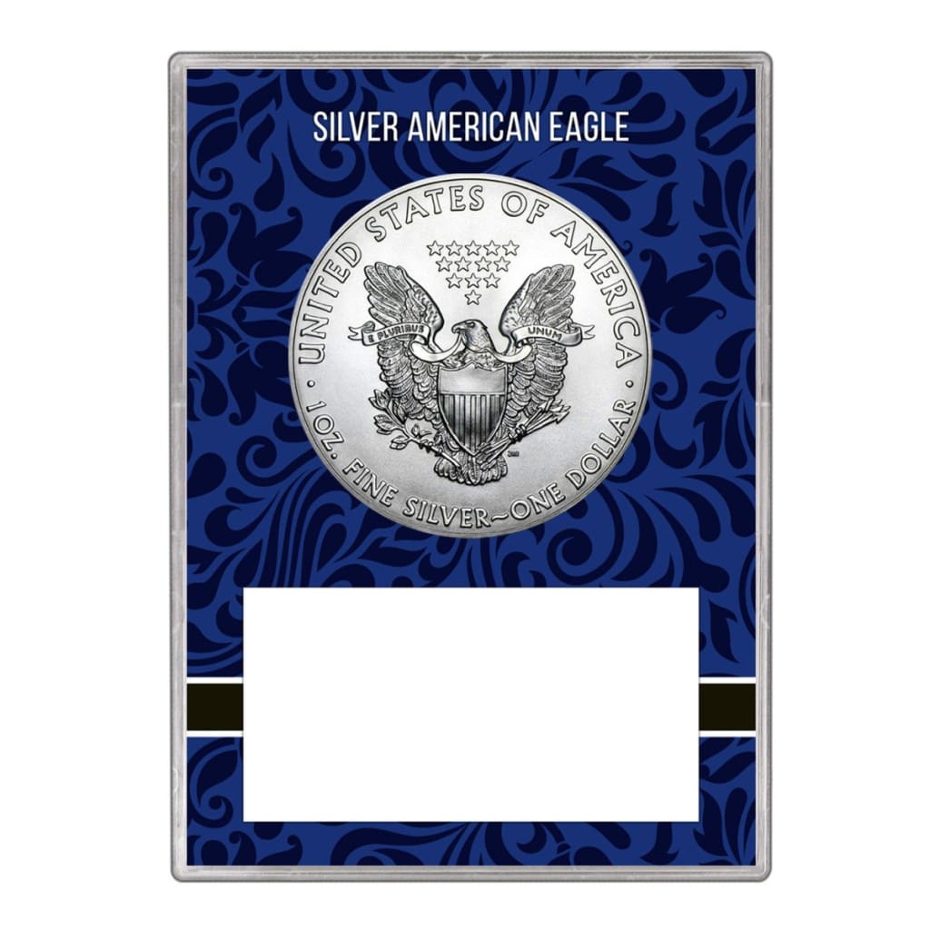 2009 $1 American Silver Eagle Gift Holder Wedding Day Design