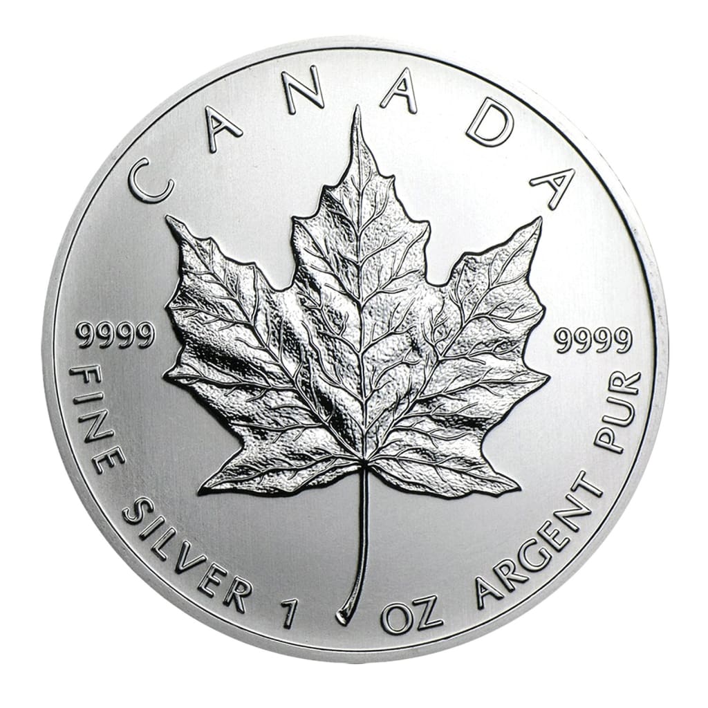 2012 Canadian Maple Leaf - 1 Troy Ounce .9999 Silver BU
