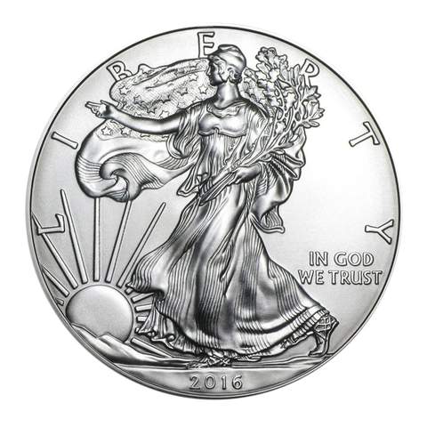 2016 $1 American Silver Eagle MS70 PCGS Obv