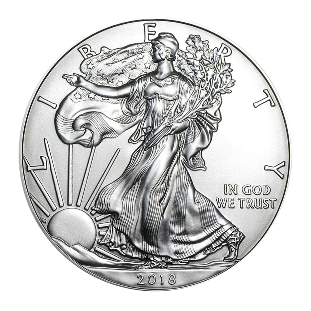 2018 $1 American Silver Eagle MS70 PCGS - First Strike Obv