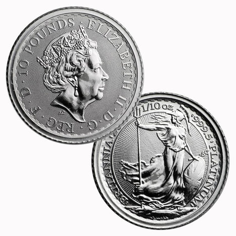 2019 Great Britain £10 Platinum Britannia 1/10 oz .9995 BU