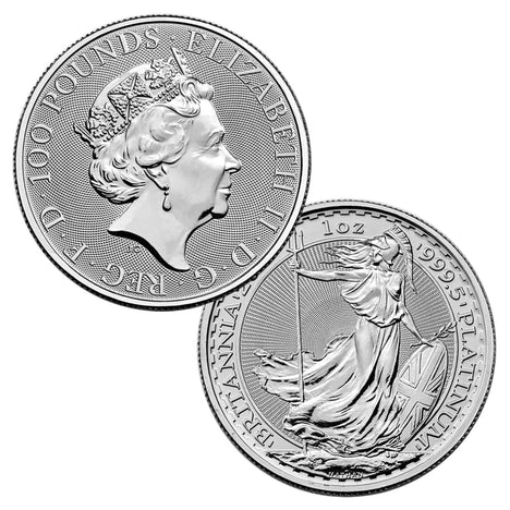 2019 Great Britain £100 Platinum Britannia 1oz .9995 BU
