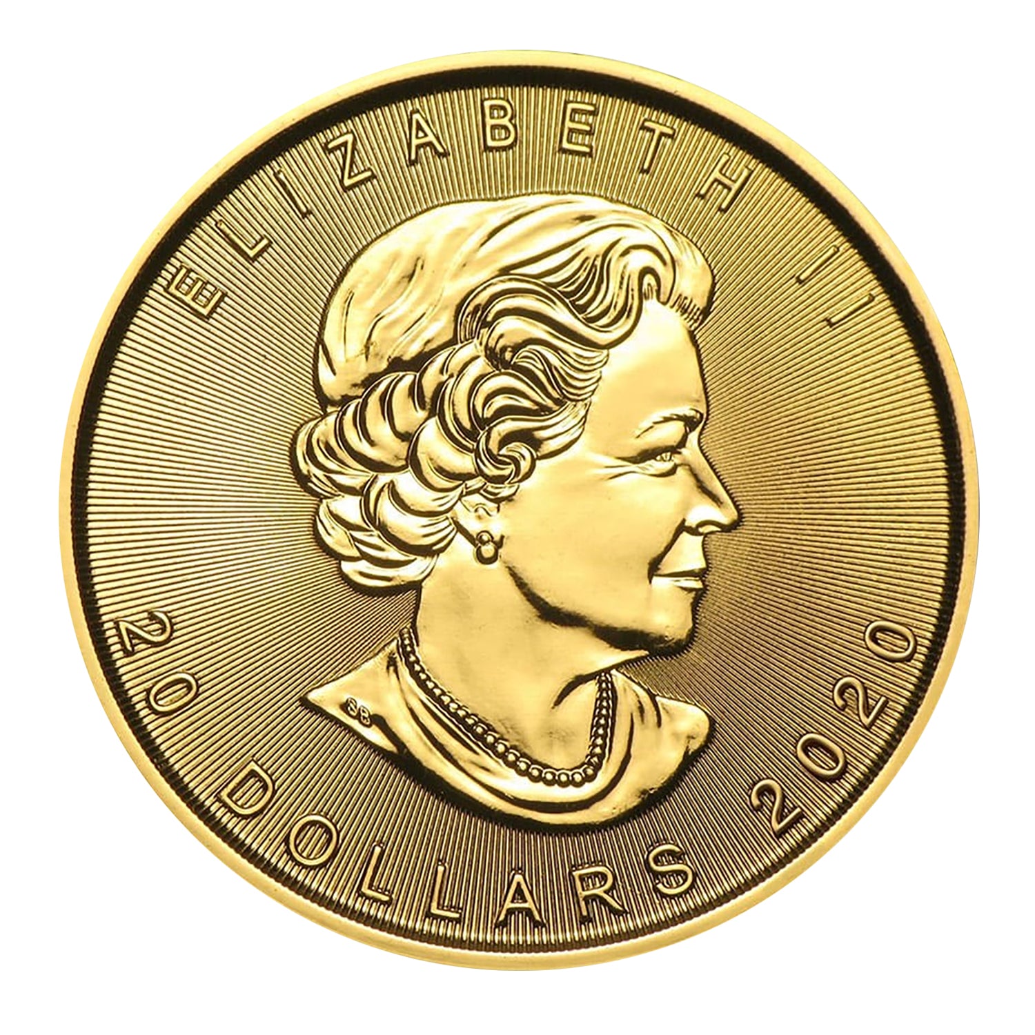 2020 $20 Canada 1/2 oz Gold Maple Leaf Brilliant Uncirculated BU
