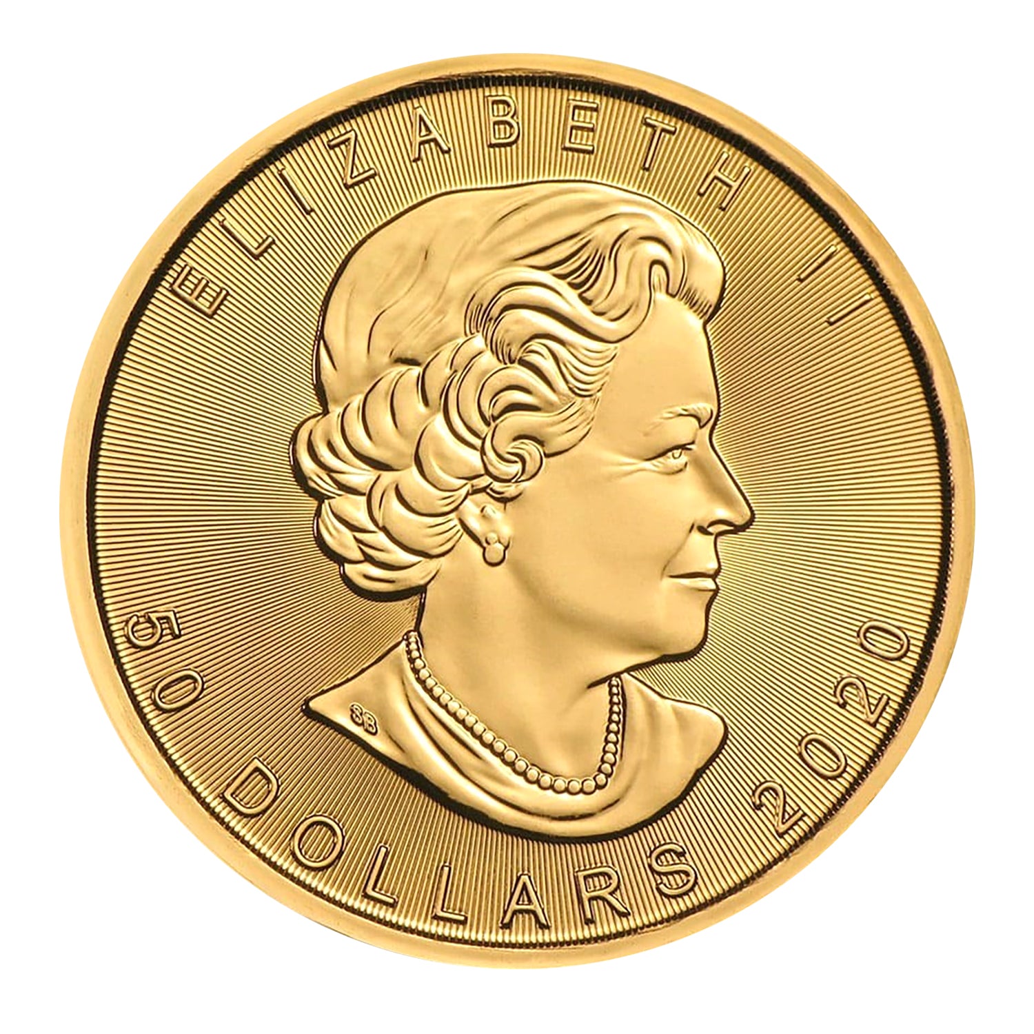 2020 $50 Canada 1oz Gold Maple Leaf Brilliant Uncirculated BU