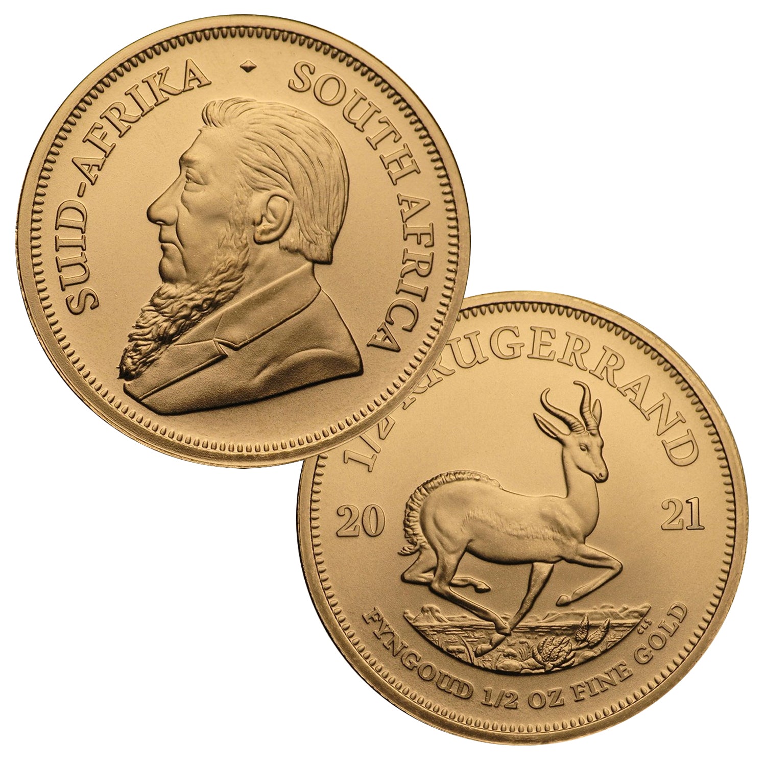 South Africa 2021 1/2 oz Gold Krugerrand
